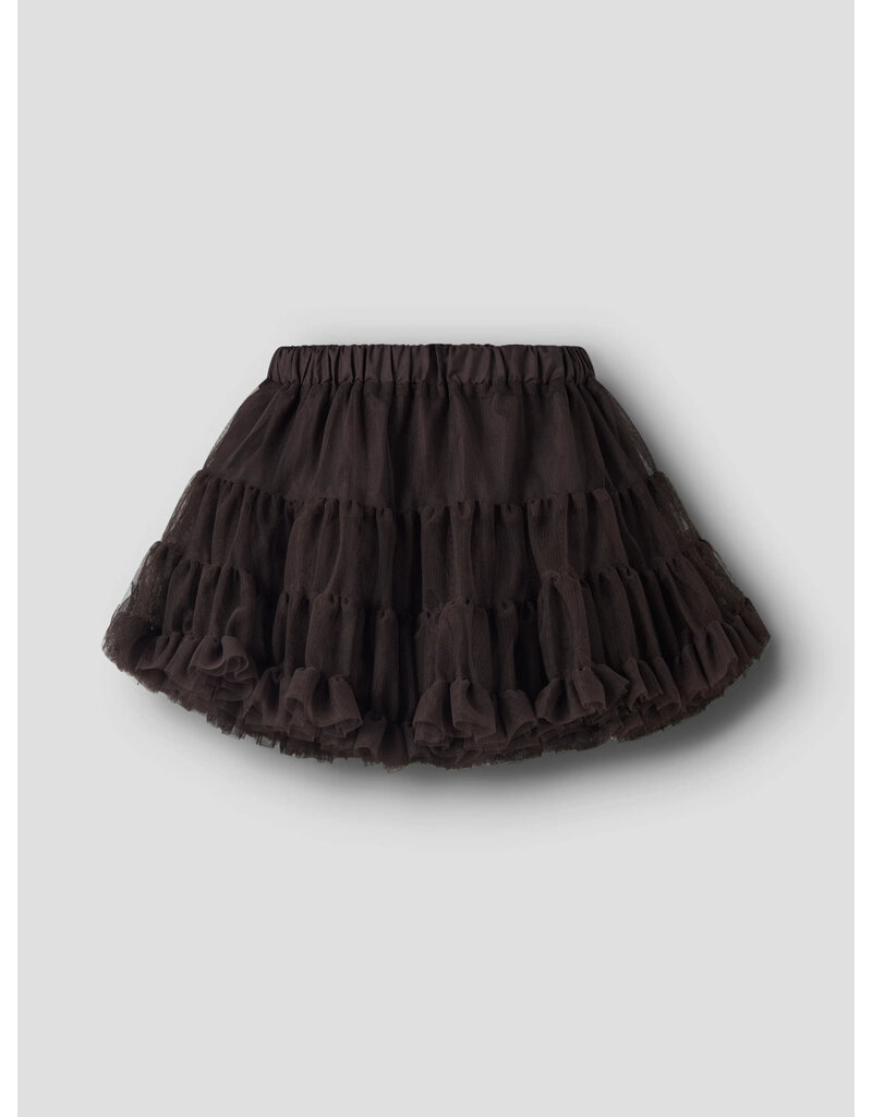 name it Ritul Tulle Skirt Chocolate Plum