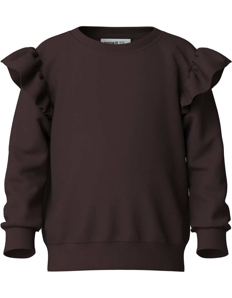 name it Kluisi Sweater Chocolate Plum