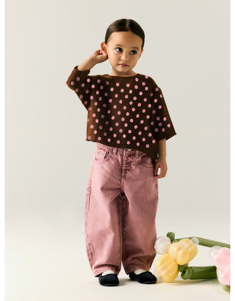 name it Nina Relax Top Chocolate Plum
