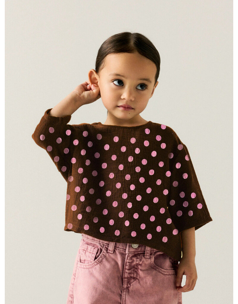 name it Nina Relax Top Chocolate Plum