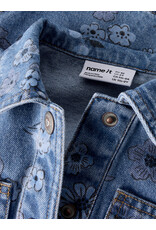 name it Joy Denim AOP Jacket Medium Blue Flower