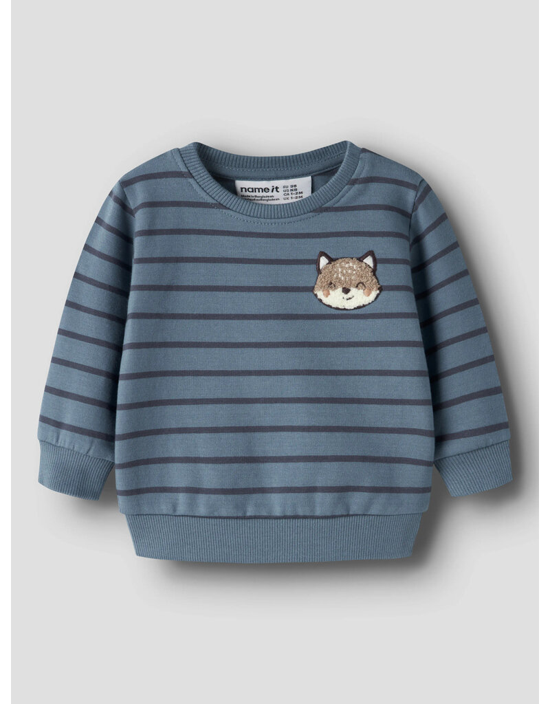 name it Naddel Sweater Blue Mirage