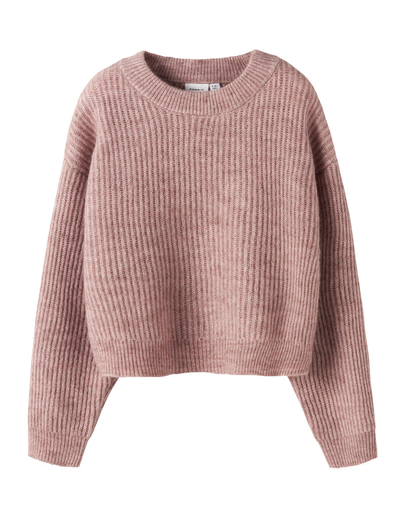 name it Holly Boxy Short Knit Deauville Mauve