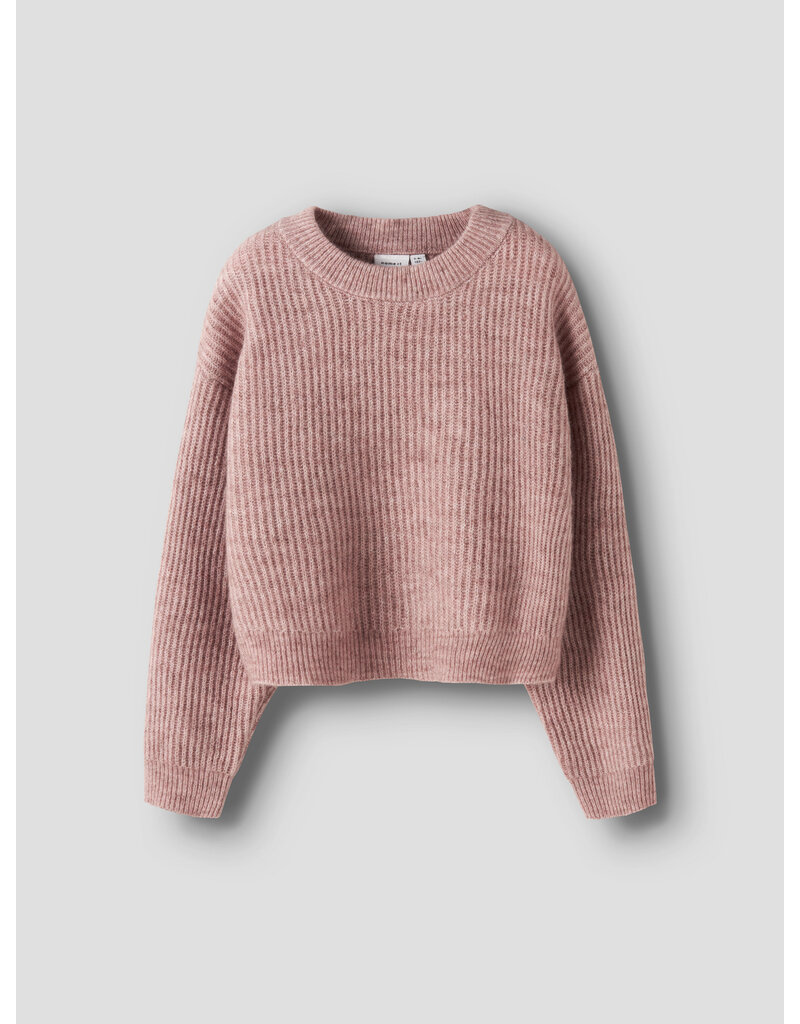 name it Holly Boxy Short Knit Deauville Mauve
