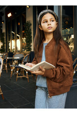 name it Megan Bomber Jacket Brown