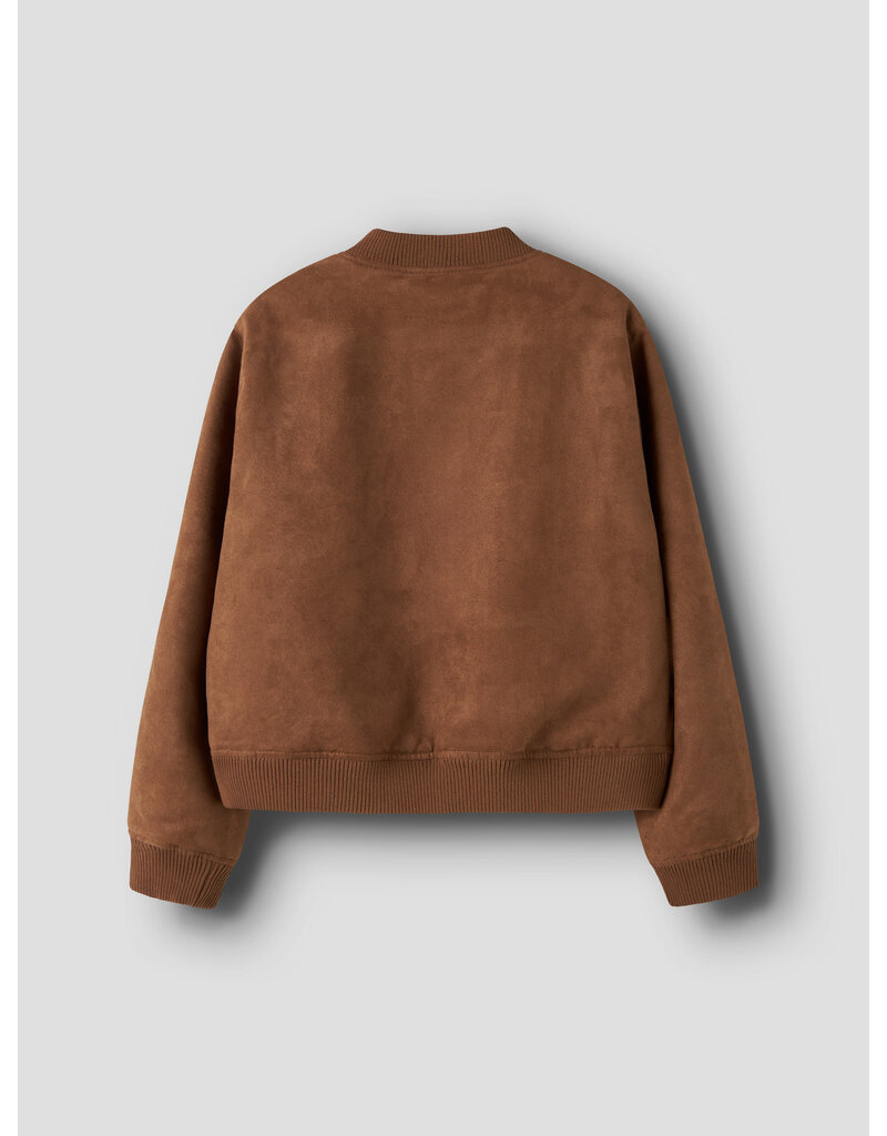 name it Megan Bomber Jacket Brown