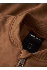 name it Megan Bomber Jacket Brown