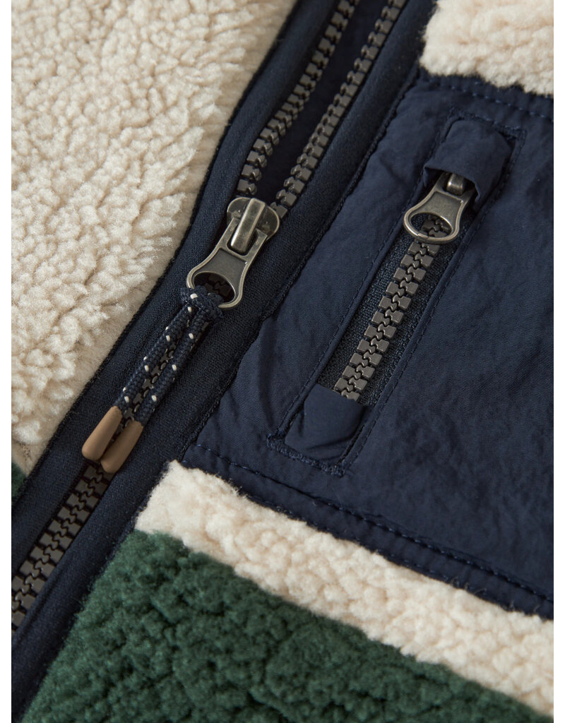 name it Macey Teddy Jacket Green