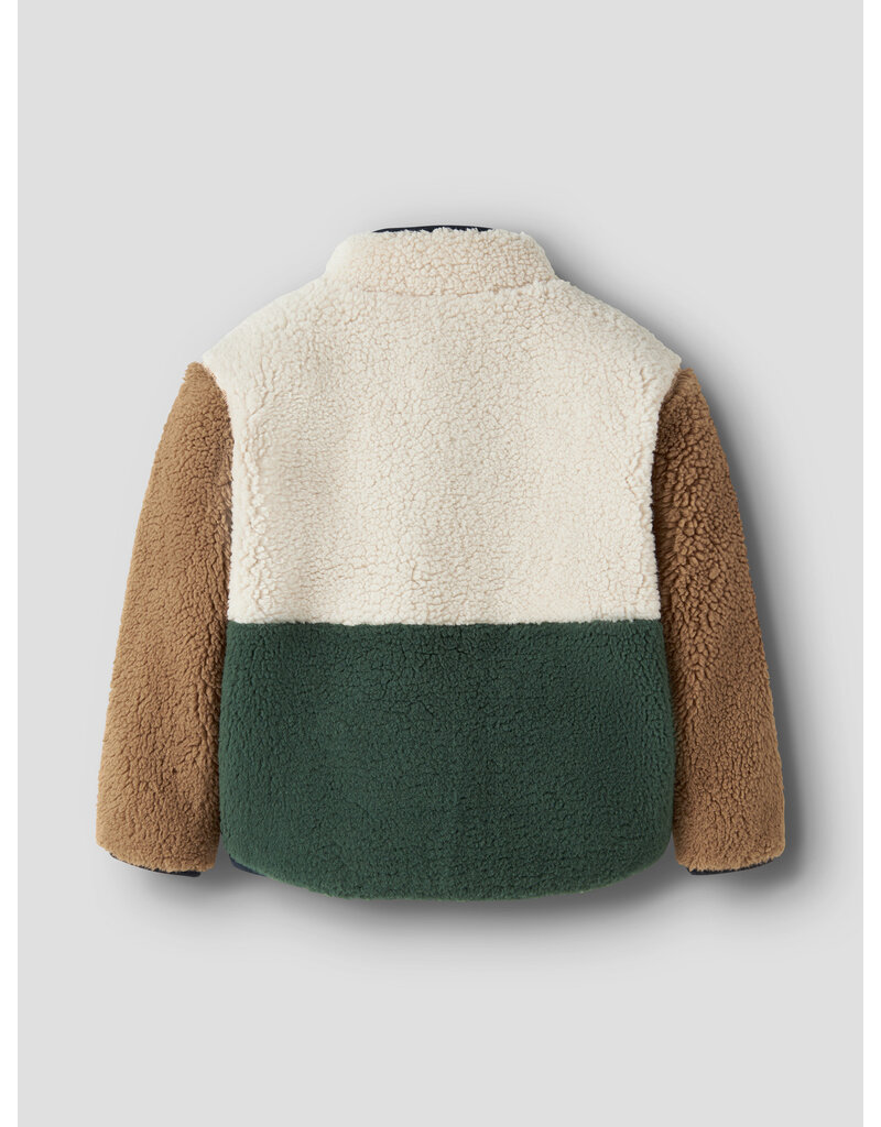 name it Macey Teddy Jacket Green