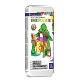 MAGNA-TILES MAGNA-TILES® microMAGS Treehouse 24-Piece Travel Set