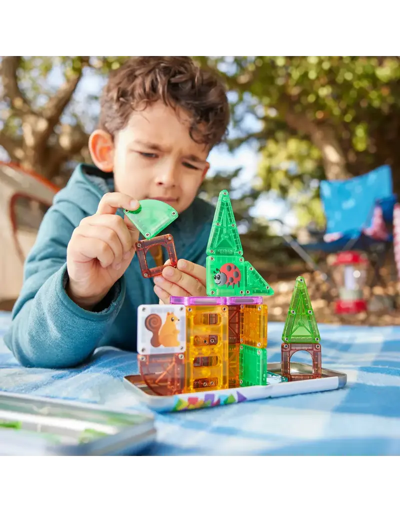 MAGNA-TILES MAGNA-TILES® microMAGS Treehouse 24-Piece Travel Set