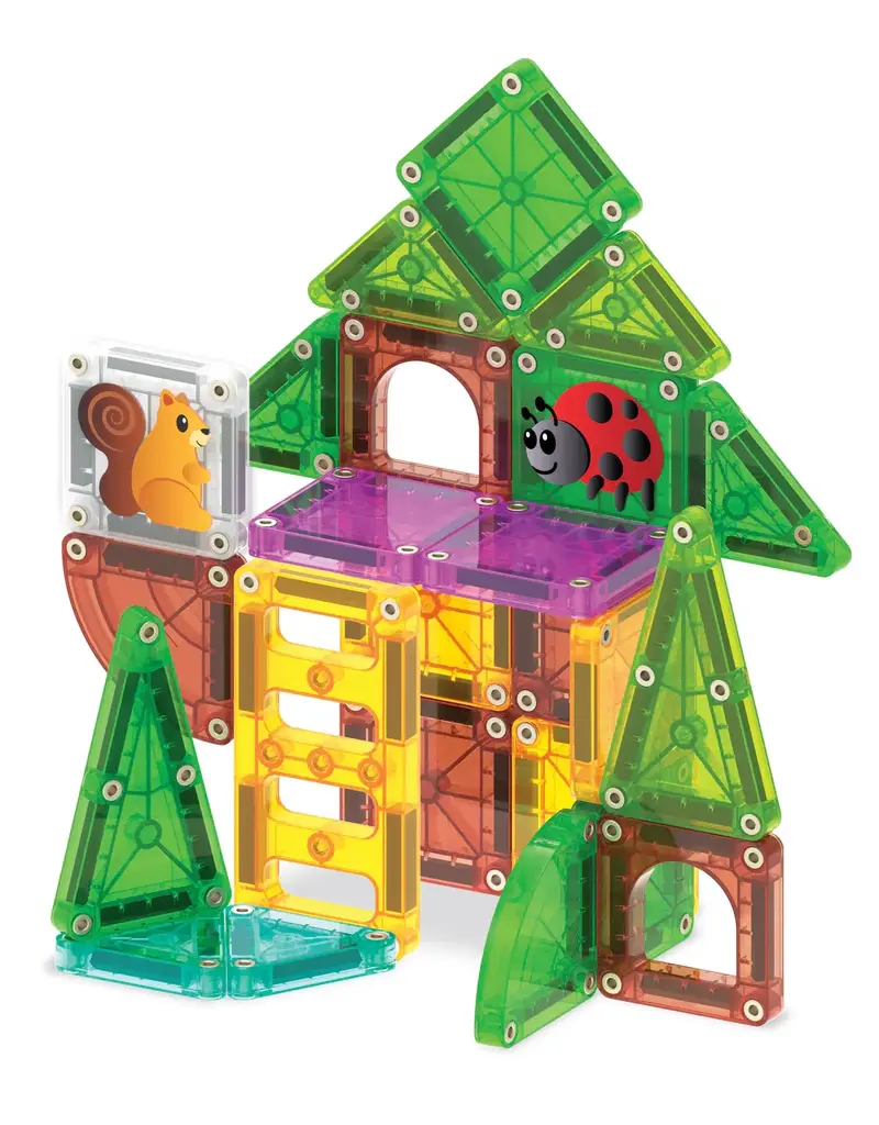 MAGNA-TILES MAGNA-TILES® microMAGS Treehouse 24-Piece Travel Set