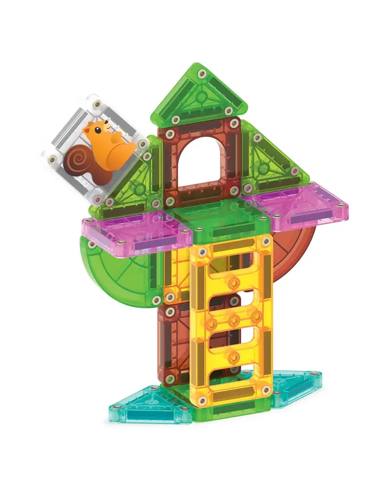 MAGNA-TILES MAGNA-TILES® microMAGS Treehouse 24-Piece Travel Set