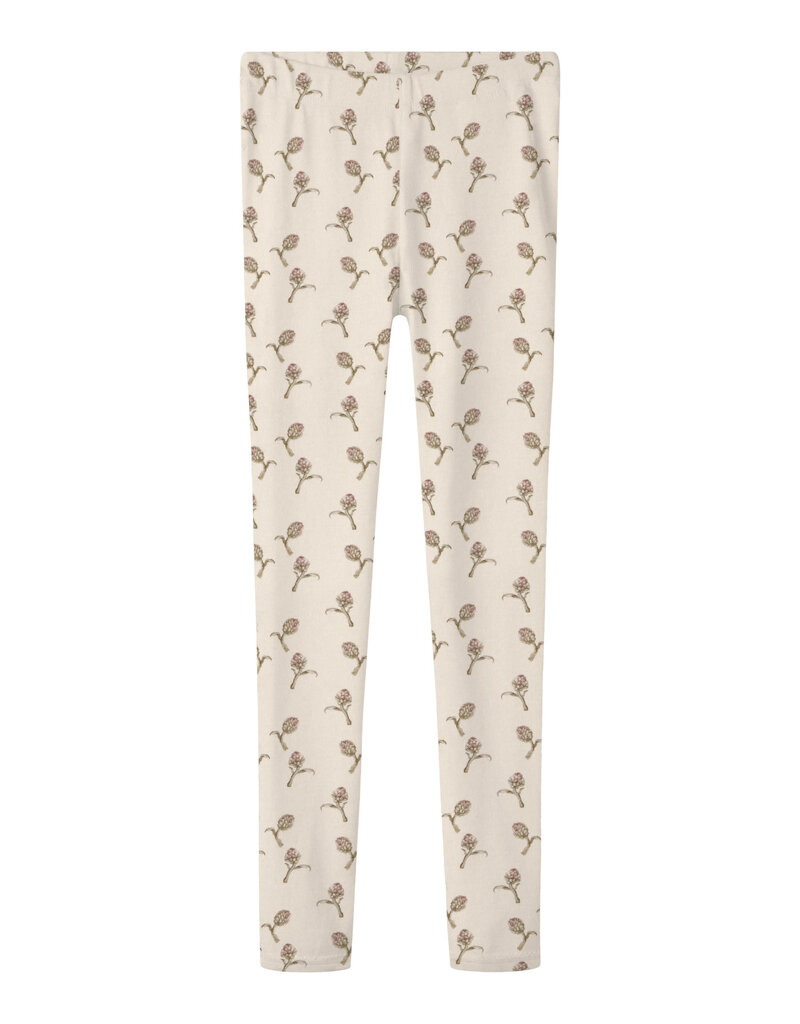 Lil' Atelier Gayo Sag Slim Leggings Turtledove Artichoke
