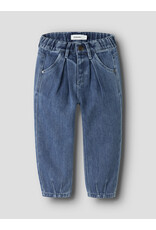 Lil' Atelier Obello Baggy Jeans Dark Blue Denim