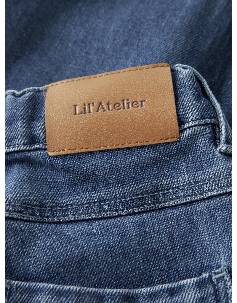 Lil' Atelier Obello Baggy Jeans Dark Blue Denim