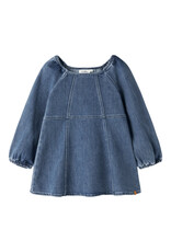 Lil' Atelier Obello Loose Denim Dress Dark Blue