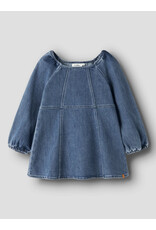 Lil' Atelier Obello Loose Denim Dress Dark Blue