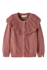 Lil' Atelier Noda Knit Cardiggan Withered Rose
