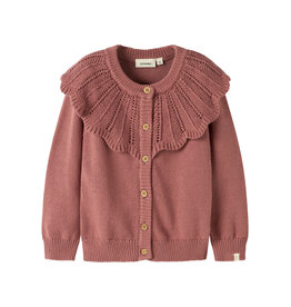 Lil' Atelier Noda Knit Cardiggan Withered Rose