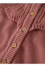 Lil' Atelier Noda Knit Cardiggan Withered Rose