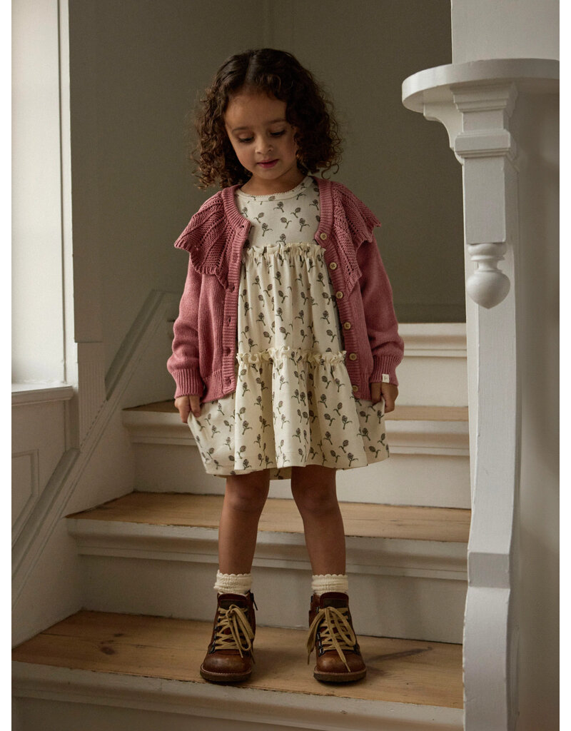Lil' Atelier Noda Knit Cardiggan Withered Rose