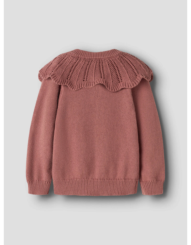 Lil' Atelier Noda Knit Cardiggan Withered Rose