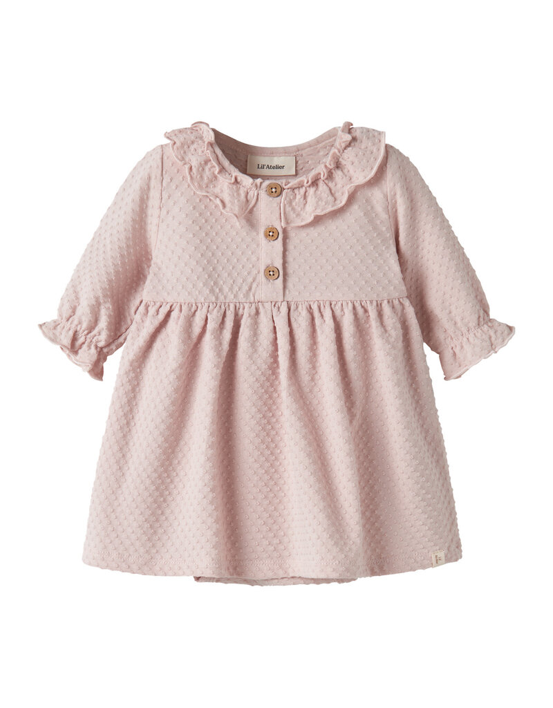 Lil' Atelier Noel Body Dress Hushed Violet