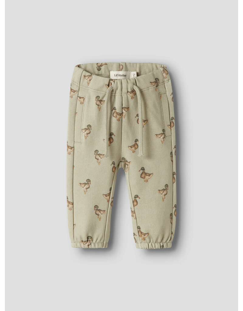 Lil' Atelier Jobo Sweatpants Moss Gray Duck