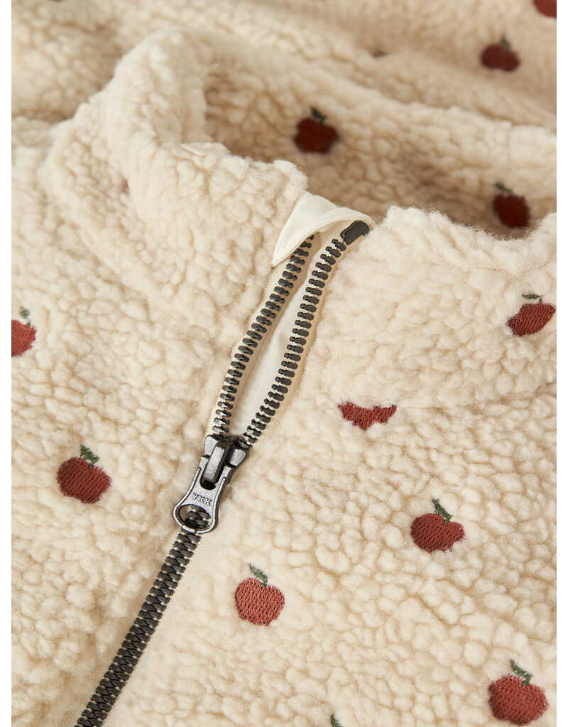 Lil' Atelier Nalo Sia Loose Sherpa Jacket Appled Kids