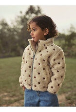 Lil' Atelier Nalo Sia Loose Sherpa Jacket Appled Kids