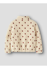 Lil' Atelier Nalo Sia Loose Sherpa Jacket Appled Kids