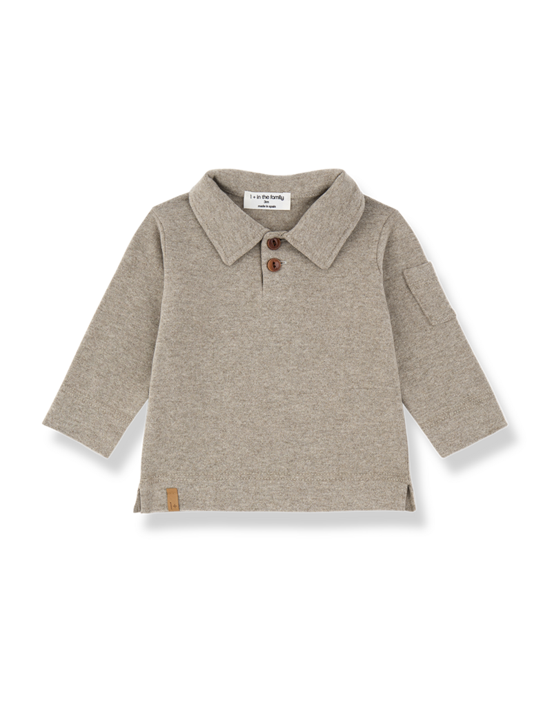 1+ in the family Osimo Longsleeve Polo Canapa