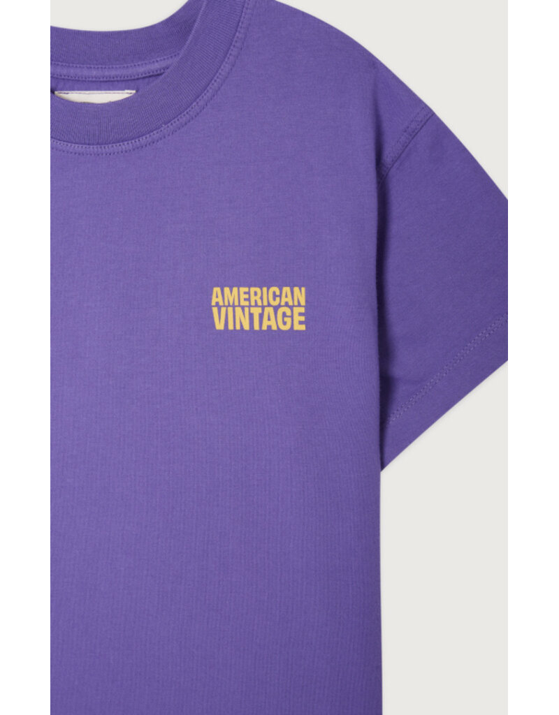 American Vintage Gixy T-Shirt Purple