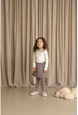 House of Jamie Collar Tee Cream & Shimmer Beige