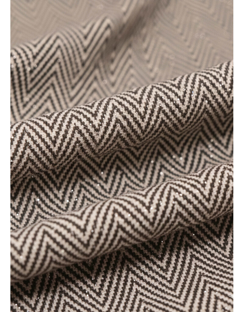 House of Jamie Flared Pants Sandshell Zig Zag (Jacquard)