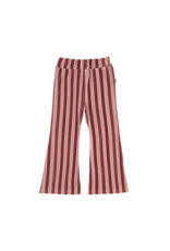 House of Jamie Flared Pants Ruby Stripes (Velvet)