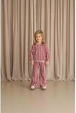 House of Jamie Flared Pants Ruby Stripes (Velvet)