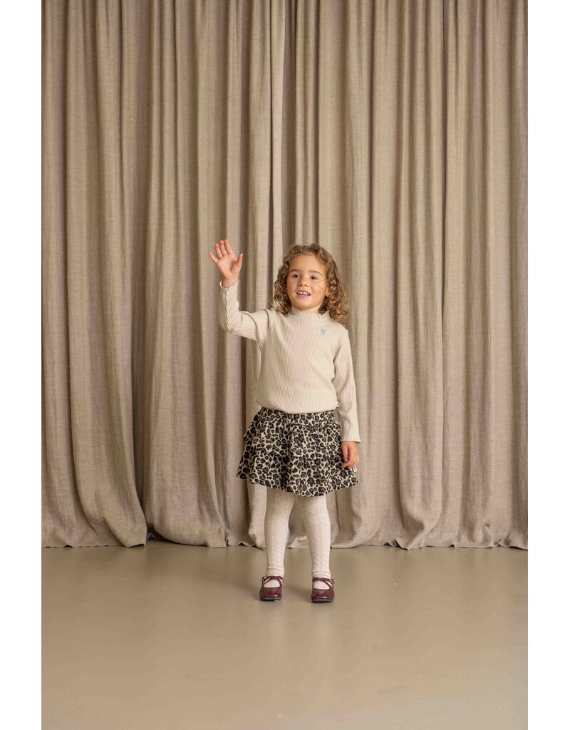 House of Jamie Turtleneck Tee Beige (Rib Fleece)