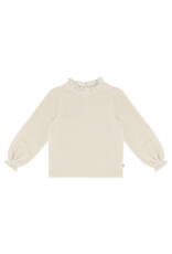 House of Jamie Frill Collar Jumper Sandshell (Rib Velvet)