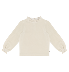 House of Jamie Frill Collar Jumper Sandshell (Rib Velvet)