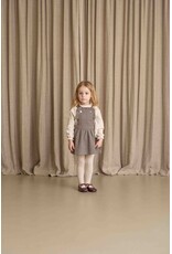House of Jamie Frill Collar Jumper Sandshell (Rib Velvet)