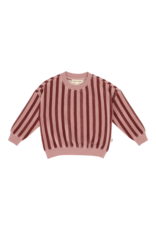 House of Jamie Sweatshirt Ruby Stripes (Velvet)