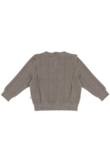 House of Jamie Shoulder Sweater Sandshell Zig Zag (Jacquard)