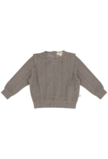 House of Jamie Shoulder Sweater Sandshell Zig Zag (Jacquard)