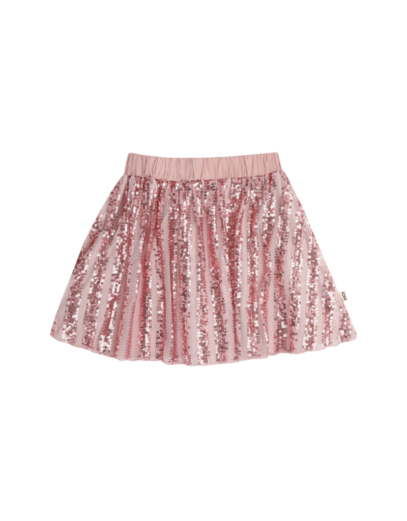 House of Jamie Sequins Skirt Rose Mauve