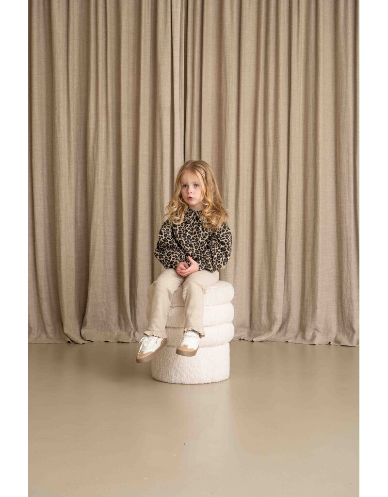 House of Jamie Frill Leggings Beige (Rib Fleece)