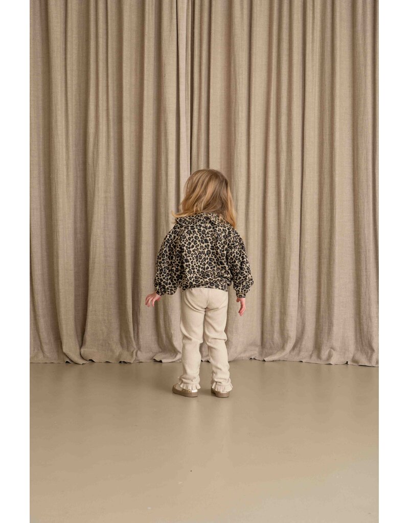 House of Jamie Frill Leggings Beige (Rib Fleece)