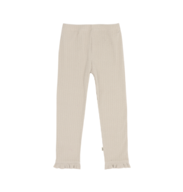 House of Jamie Frill Leggings Beige (Rib Fleece)