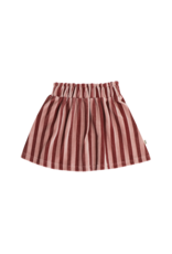 House of Jamie Skater Skirt Ruby Stripes (Velvet)
